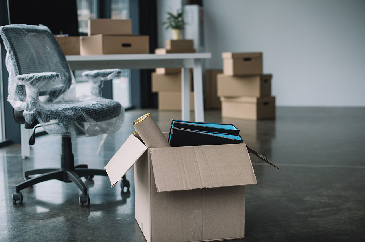 items to be delivered by an office relocation company
